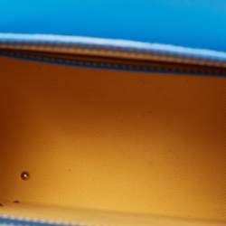 Goyard Blue Goyardine Coated Canvas and Leather Saigon PM Top Handle Bag