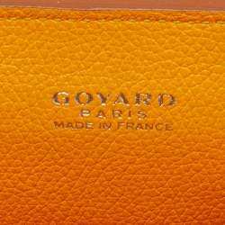 مملوكة مسبقًا Goyard Tan/Brown Goyardine Coated Canvas And Leather Mini Saigon Top Handle Bag