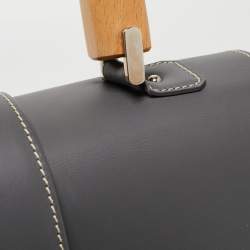 Goyard Grey Goyardine Coated Canvas and Leather Saigon MM Top Handle Bag