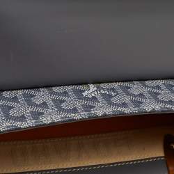 Goyard Grey Goyardine Coated Canvas and Leather Saigon MM Top Handle Bag