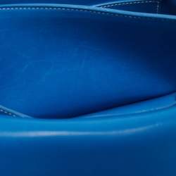 Pre Owned Goyard Blue Ciel Leather 233 Shoulder Bag