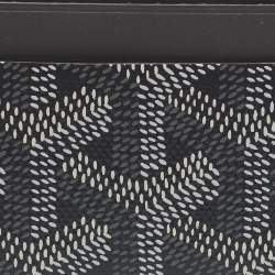 Pre Owned Goyard Grey Goyardine Coated Canvas and Leather Saint Sulpice Card Holder