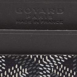 Pre Owned Goyard Grey Goyardine Coated Canvas and Leather Saint Sulpice Card Holder