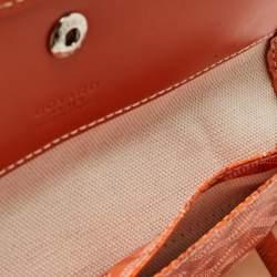 Goyard Orange Goyardine Coated Canvas and Leather Saint Louis PM Tote