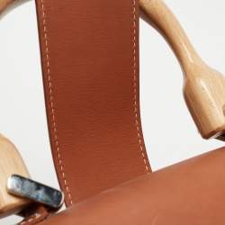 Goyard Brown Coated Canvas and Leather PM Saigon Top Handle Bag