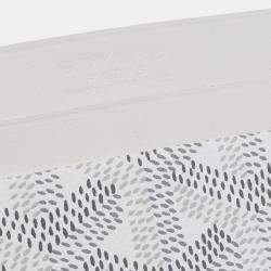 Goyard White Goyardine Coated Canvas and Leather Saint Sulpice Card Holder