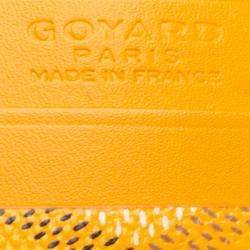 Goyard Yellow Goyardine Coated Canvas and Leather Saint Sulpice Card Holder