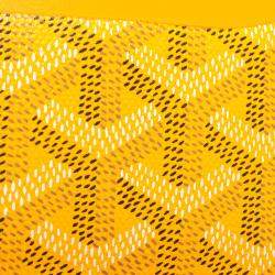 Goyard Yellow Goyardine Coated Canvas and Leather Saint Sulpice Card Holder