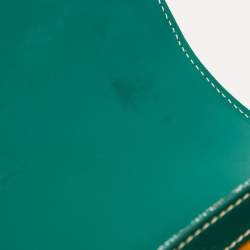 Goyard Green Coated Canvas and Leather PM Saigon Top Handle Bag