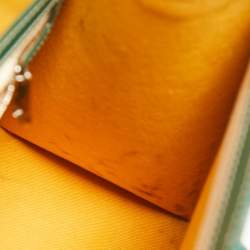 Goyard Green Coated Canvas and Leather PM Saigon Top Handle Bag