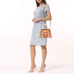 Goyard Tan Leather PM Saigon Top Handle Bag