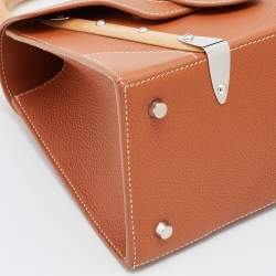 Goyard Tan Leather PM Saigon Top Handle Bag