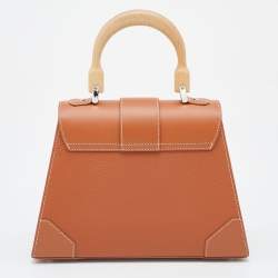 Goyard Tan Leather PM Saigon Top Handle Bag