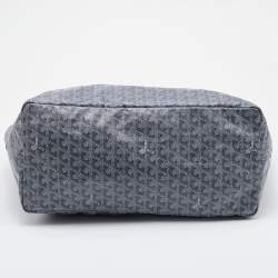 Pre Owned Goyard Grey Goyardine Coated Canvas and Leather Saint Louis GM Tote