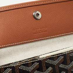 Pre Owned Goyard Brown Goyardine Coated Canvas and Leather Saint Louis PM Tote