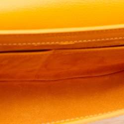 Pre Owned Goyard Yellow Goyardine Coated Canvas and Leather 233 PM Shoulder Bag
