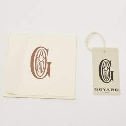 Pre Owned Goyard Black Leather Mini Anjou Tote