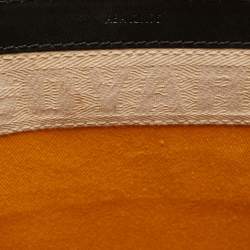 Pre Owned Goyard Black Goyardine Coated Canvas and Leather Saigon MM Top Handle Bag