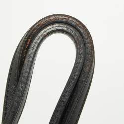 Pre Owned Goyard Brown/Black Goyardine Coated Canvas and Leather Reversible Anjou PM Tote