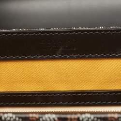 Goyard Black Goyardine Coated Canvas and Leather Saigon MM Top Handle Bag