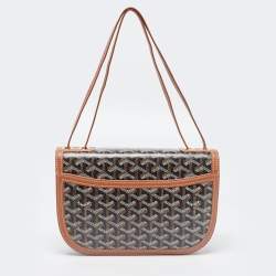 Goyard Brown Goyardine Coated Canvas and Leather 223 Bag
