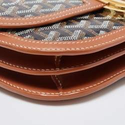 Goyard Brown Goyardine Coated Canvas and Leather 223 Bag