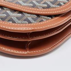 Goyard Brown Goyardine Coated Canvas and Leather 223 Bag