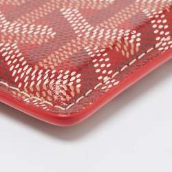 Goyard Red Goyardine Coated Canvas and Leather Saint Sulpice Wallet