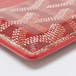 Goyard Red Goyardine Coated Canvas and Leather Saint Sulpice Wallet