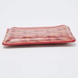 Goyard Red Goyardine Coated Canvas and Leather Saint Sulpice Wallet