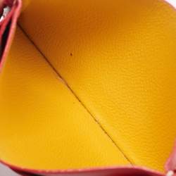 Goyard Red Goyardine Coated Canvas and Leather Saint Sulpice Wallet
