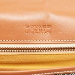 Goyard Black/Brown Goyardine Coated Canvas and Leather Belvedere MM Saddle Bag