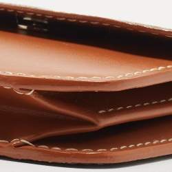 Goyard Brown Goyardine Coated Canvas and Leather Flap Card Case