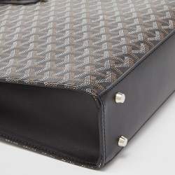 Goyard Black Goyardine Coated Canvas and Leather Comores PM Tote