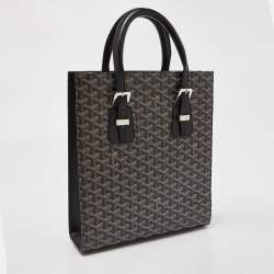 Goyard Black Goyardine Coated Canvas and Leather Comores PM Tote