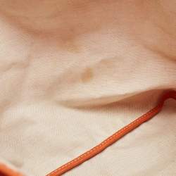 Pre Owned Goyard Orange Goyardine Coated Canvas and Leather Saint Louis PM Tote