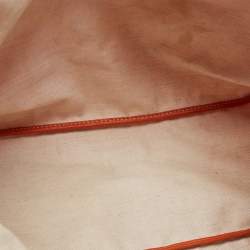 Pre Owned Goyard Orange Goyardine Coated Canvas and Leather Saint Louis PM Tote