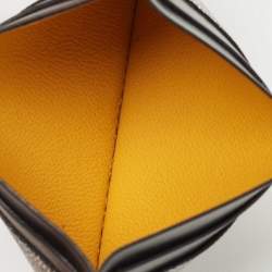 Pre Owned Goyard Black Goyardine Coated Canvas and Leather Saint Sulpice Card Holder