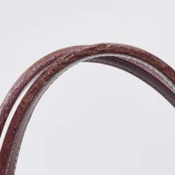 Pre Owned Goyard Burgundy Goyardine Coated Canvas and Leather Bellechasse PM Tote