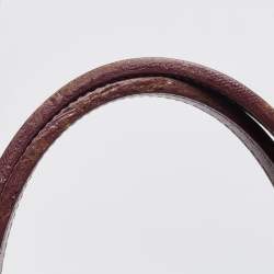 Pre Owned Goyard Burgundy Goyardine Coated Canvas and Leather Bellechasse PM Tote