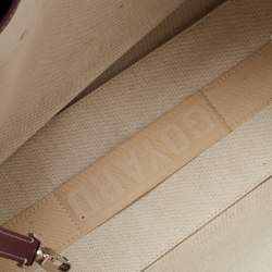 Pre Owned Goyard Burgundy Goyardine Coated Canvas and Leather Bellechasse PM Tote