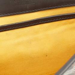 Pre Owned Goyard Black Goyardine Coated Canvas Belvedere PM Shoulder Bag