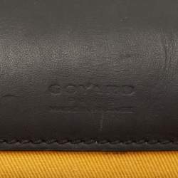 Pre Owned Goyard Black Goyardine Coated Canvas Belvedere PM Shoulder Bag