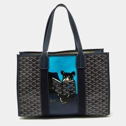 Leather bag Goyard Blue in Leather - 35596148