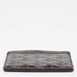 Goyard Black Goyardine Coated Canvas and Leather Saint Sulpice Card Holder