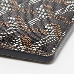 Goyard Black Goyardine Coated Canvas and Leather Saint Sulpice Card Holder