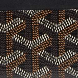 Goyard Black Goyardine Coated Canvas and Leather Saint Sulpice Card Holder