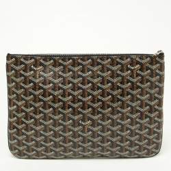 Pre Owned حقيبة صغيرة جويارد سينات كانفاس مقوى جوياردين رصاصي MM