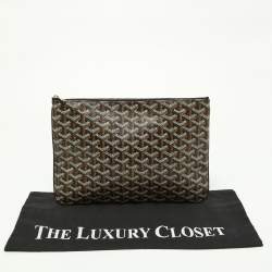 Pre Owned حقيبة صغيرة جويارد سينات كانفاس مقوى جوياردين رصاصي MM