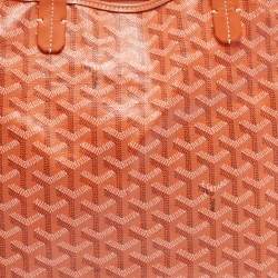 Goyard Orange Goyardine Coated Canvas and Leather Saint Louis PM Tote